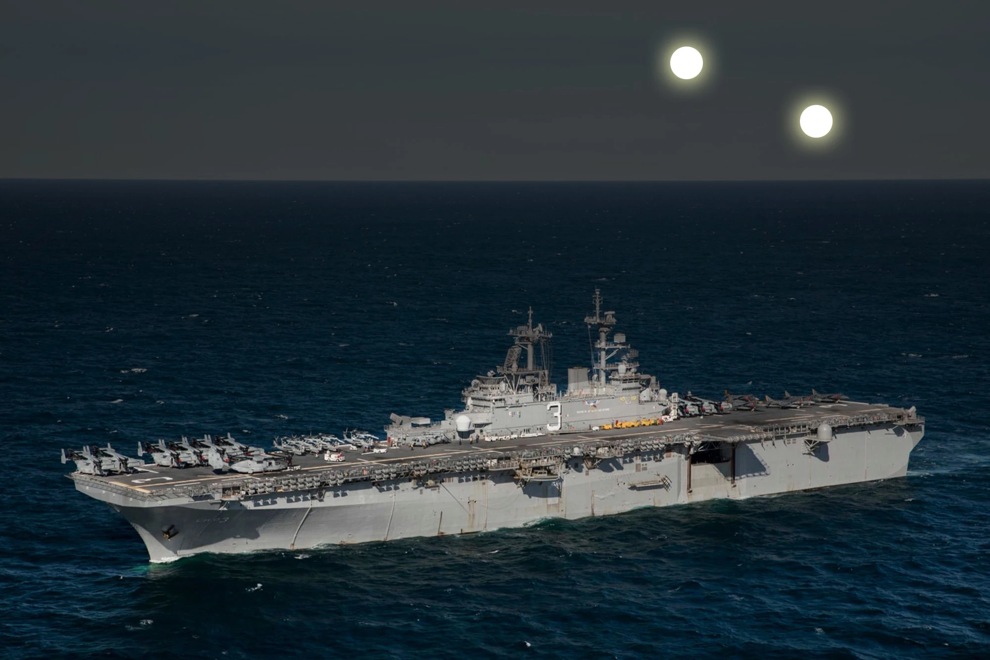 US Navy Amphibious Assault Ship Stalked by Car Size “Orbs”