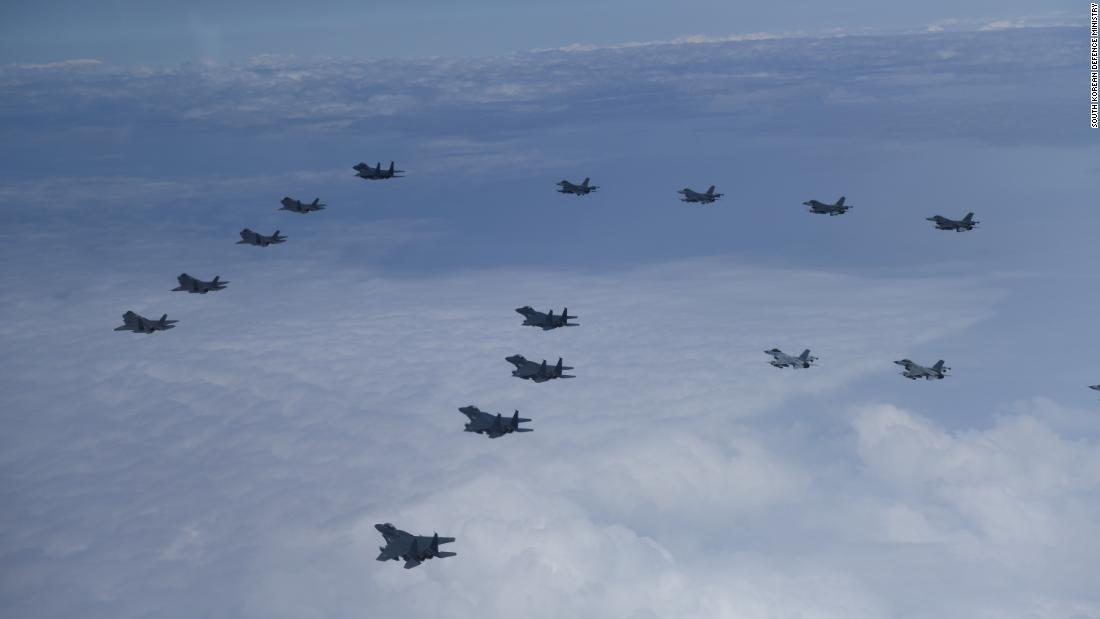 United States & South Korea Conduct Air Power Demonstration With 20 Fighter Jets Amid Rising Tensions With North Korea