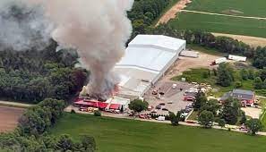 Large Food Processing Plant in Wisconsin Severely Damaged by Fire