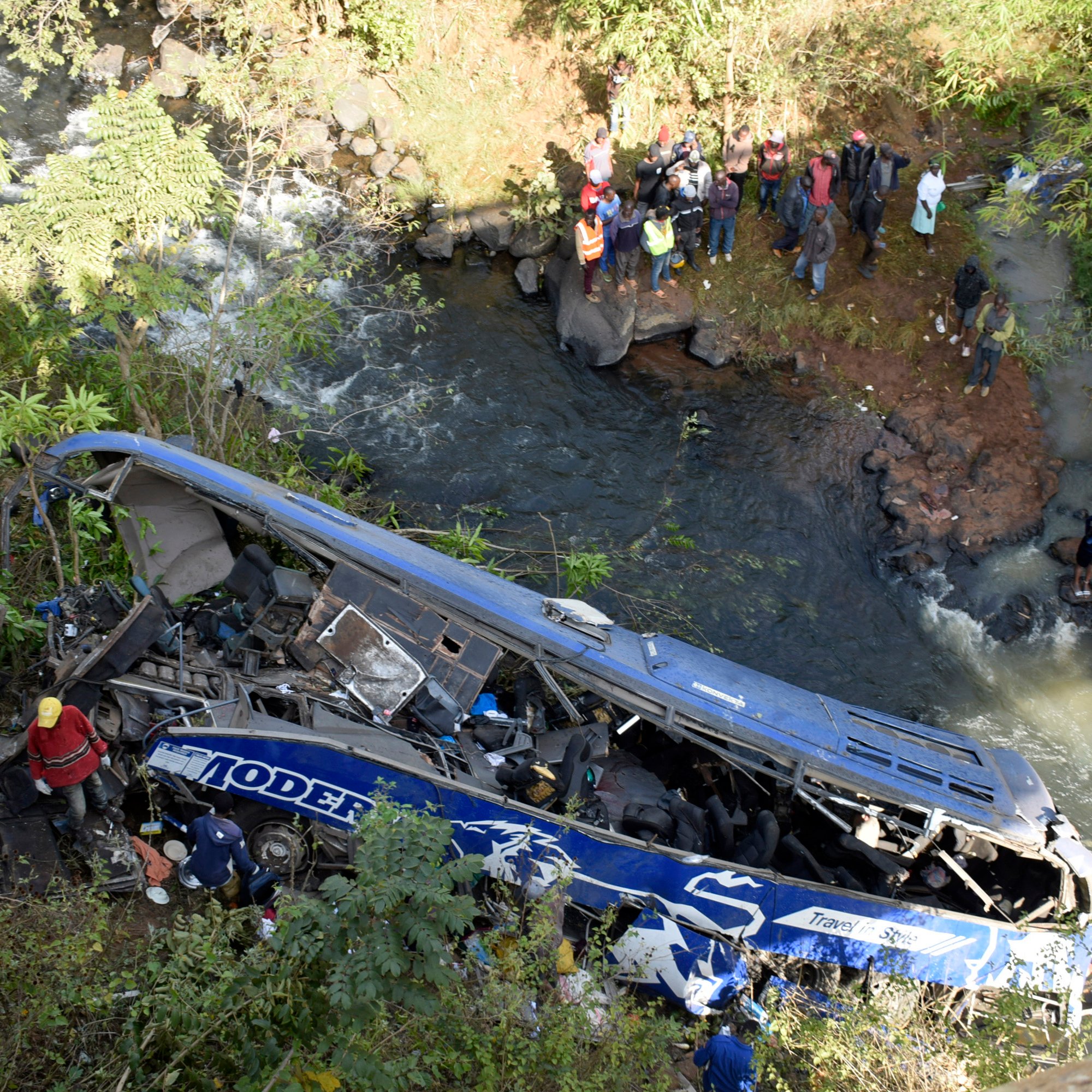 Bus Drives Off Bridge In Kenya Killing 34