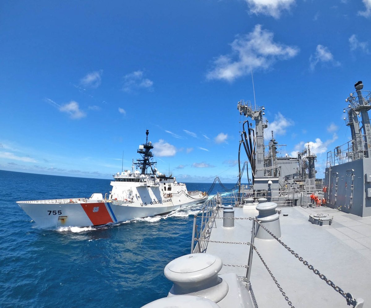 US Coast Guard vessel requests routine refuel in Soloman Islands, receives no response