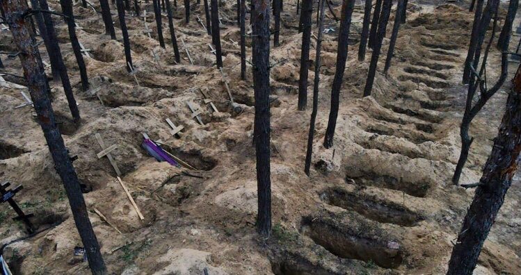 Ukraine uncovers another mass burial site containing hundreds of bodies, some with torture signs