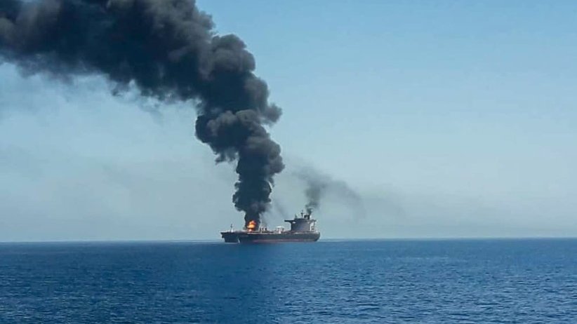 Oil tanker owned by Israeli billionaire struck by bomb-carrying drone off coast of Oman