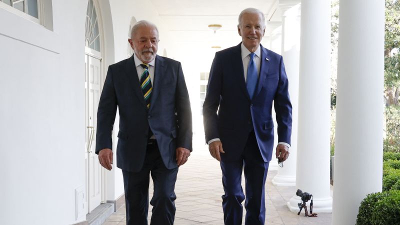 President Biden meets with President Lula of Brazil, vows to strengthen relations