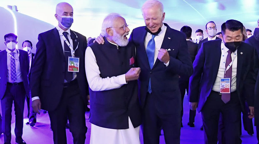 Indian Prime Minister En Route to the US for Meetings with Biden