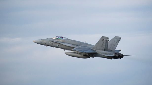 F-18 Military Jet Crashes Near San Diego