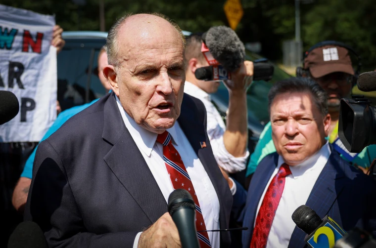 Rudy Giuliani Surrenders to Georgia Authorities Over 2020 Election Charges