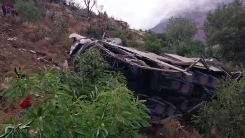 GRAPHIC: Deadly Bus Crash in Peru Leaves At Least 24 Dead