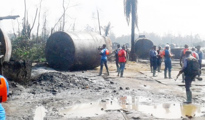 GRAPHIC: Explosion at Illegal Refinery in Nigeria Claims Numerous Lives