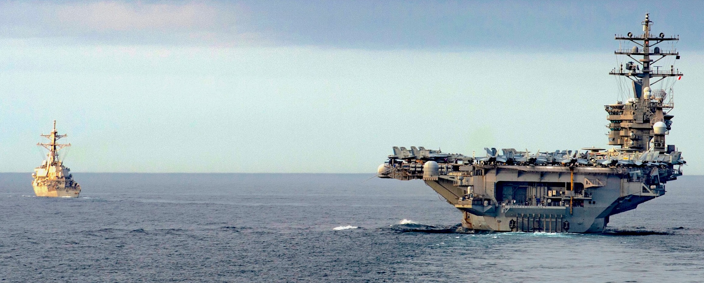 Eisenhower Carrier Strike Group Approaching Middle East Amid Growing Tensions