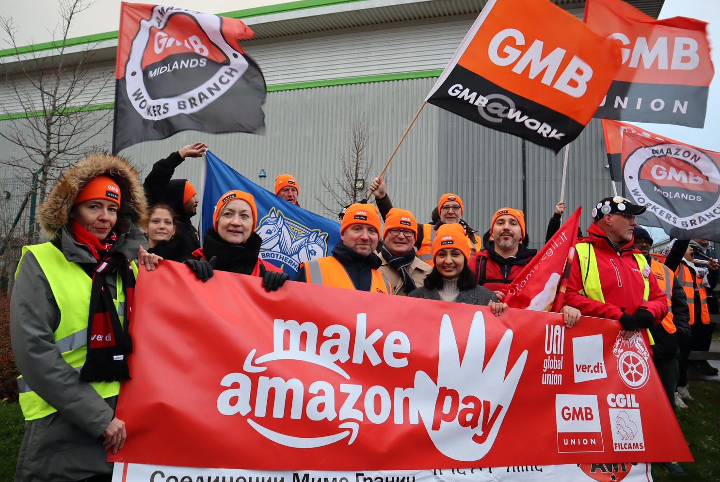 Amazon Workers Strike in the US, UK, & EU on Black Friday Over Labor Practices