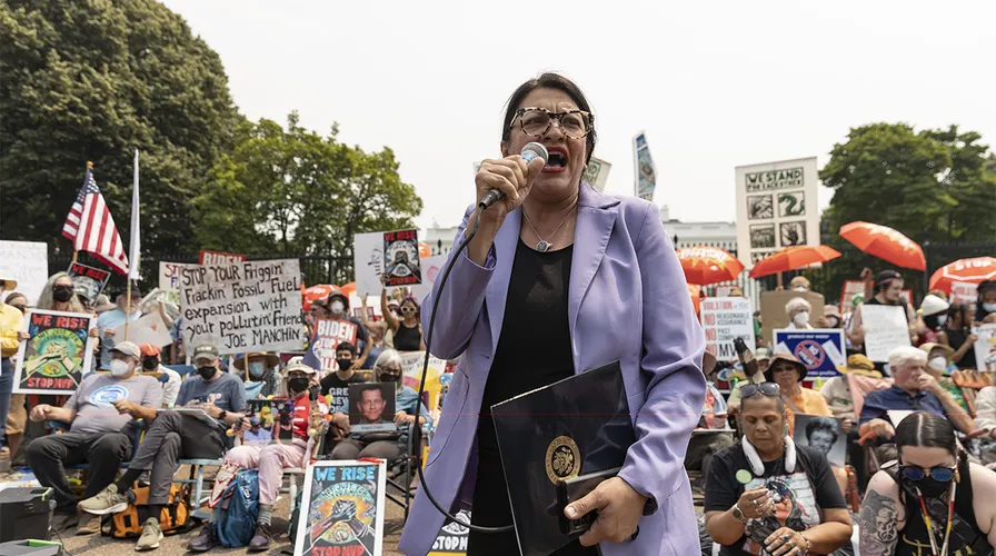 Congresswoman Rashida Tlaib Accuses President Biden of Supporting “Genocide”