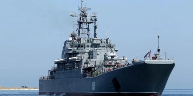 Ukraine Strikes Russian Warship in Black Sea