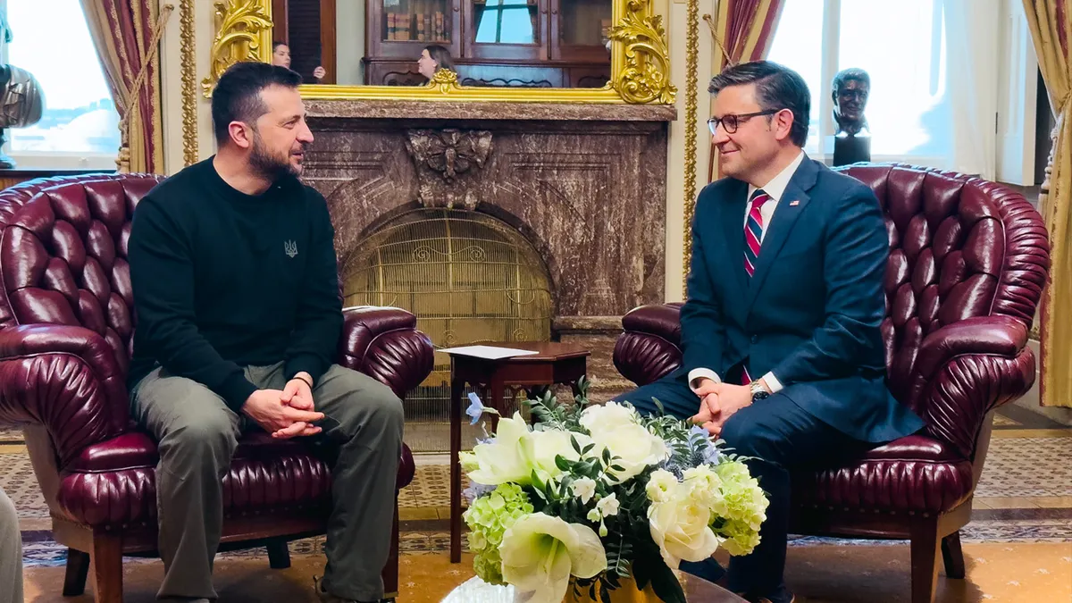 Zelensky Speaks With Speaker Johnson, Says Johnson is Committed to Helping Ukraine