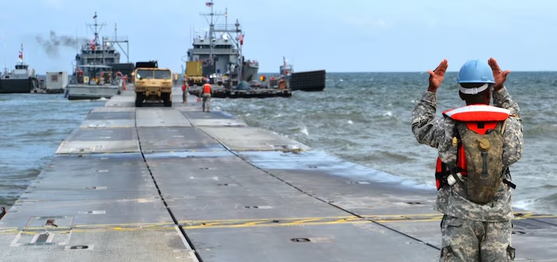 US Military to Construct Temporary Seaport for Gaza Aid