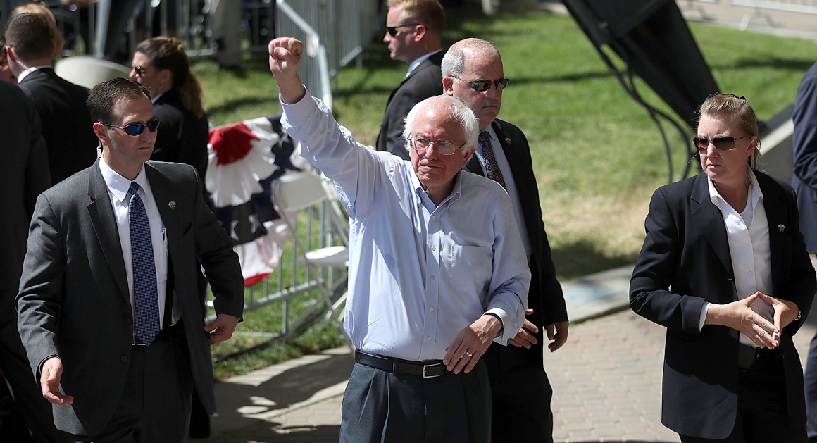 Security for Senator Bernie Sanders Increased After His Office in Vermont Targeted in Arson Attack