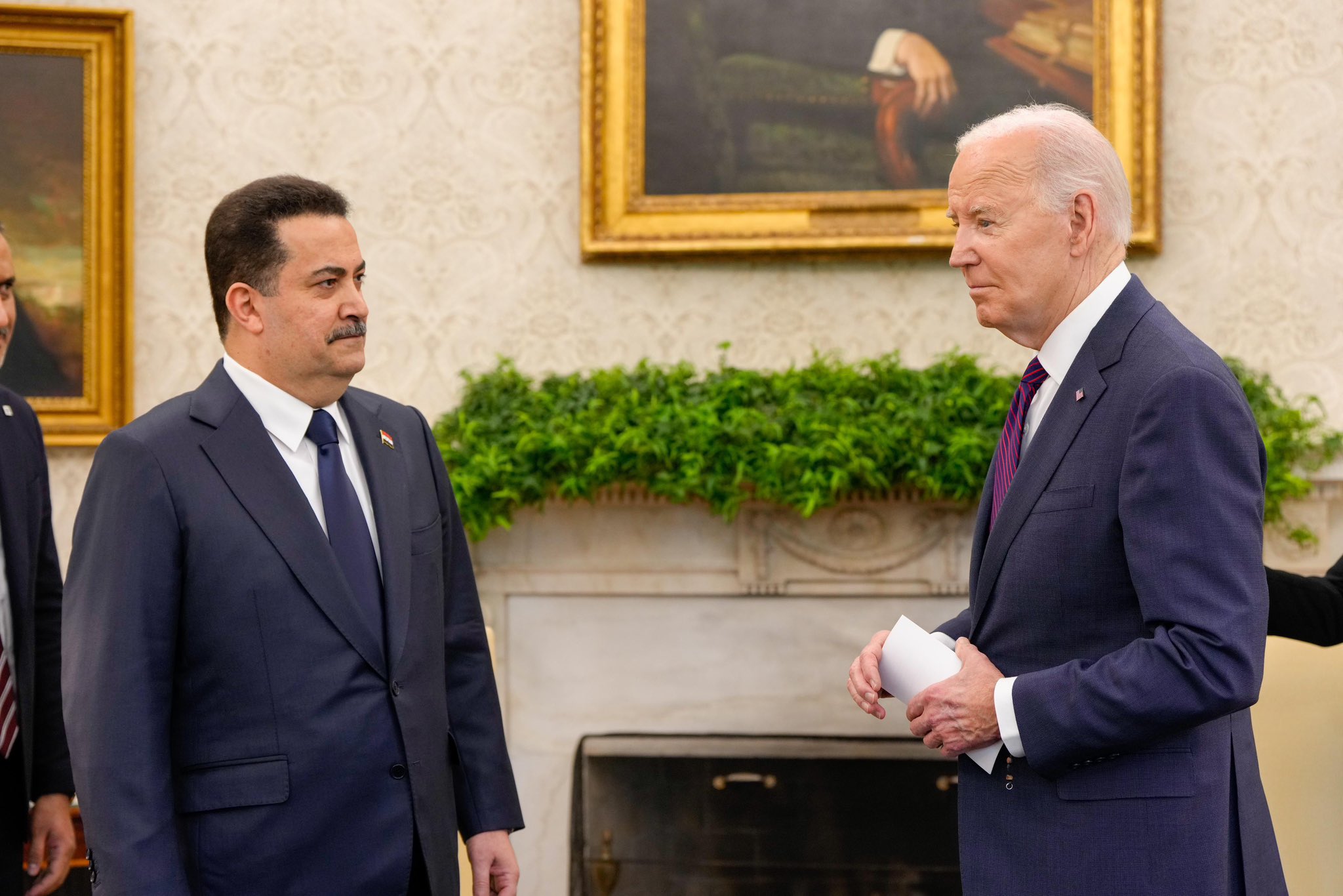 Biden Meets with Iraqi Prime Minister to Discuss US Troop Presence, Regional Tensions, & ISIS Threats