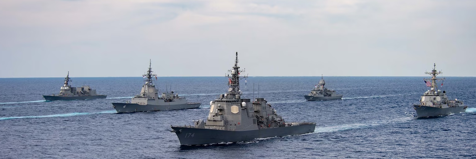 US, Australia, Japan, and Philippines to Conduct Naval Drills in South China Sea, Aim to Challenge China’s Territorial Claims in Region