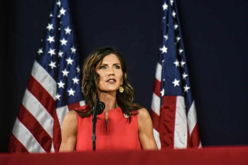 South Dakota Governor Kristi Noem Banned from Standing Rock Sioux Reservation