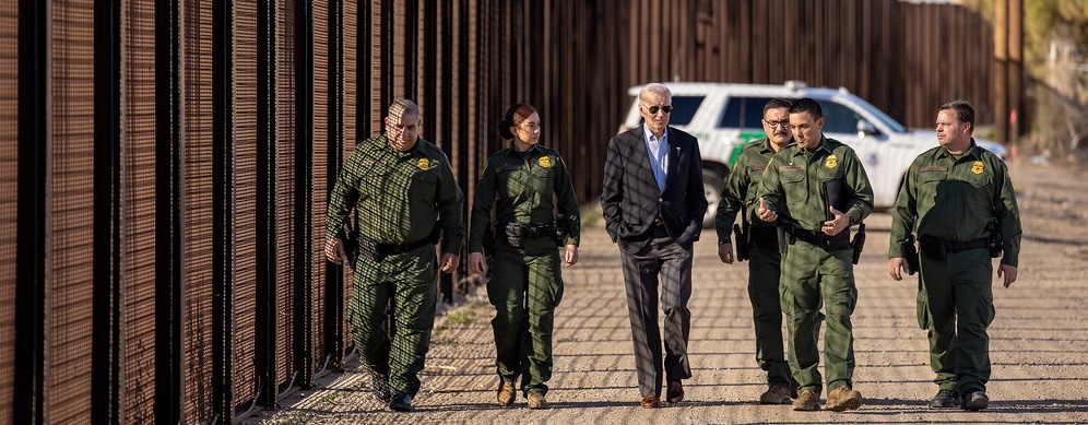 Biden Says He Is Exploring Authority to Close Southern Border When Illegal Migrant Entry Exceeds 5,000 a Day