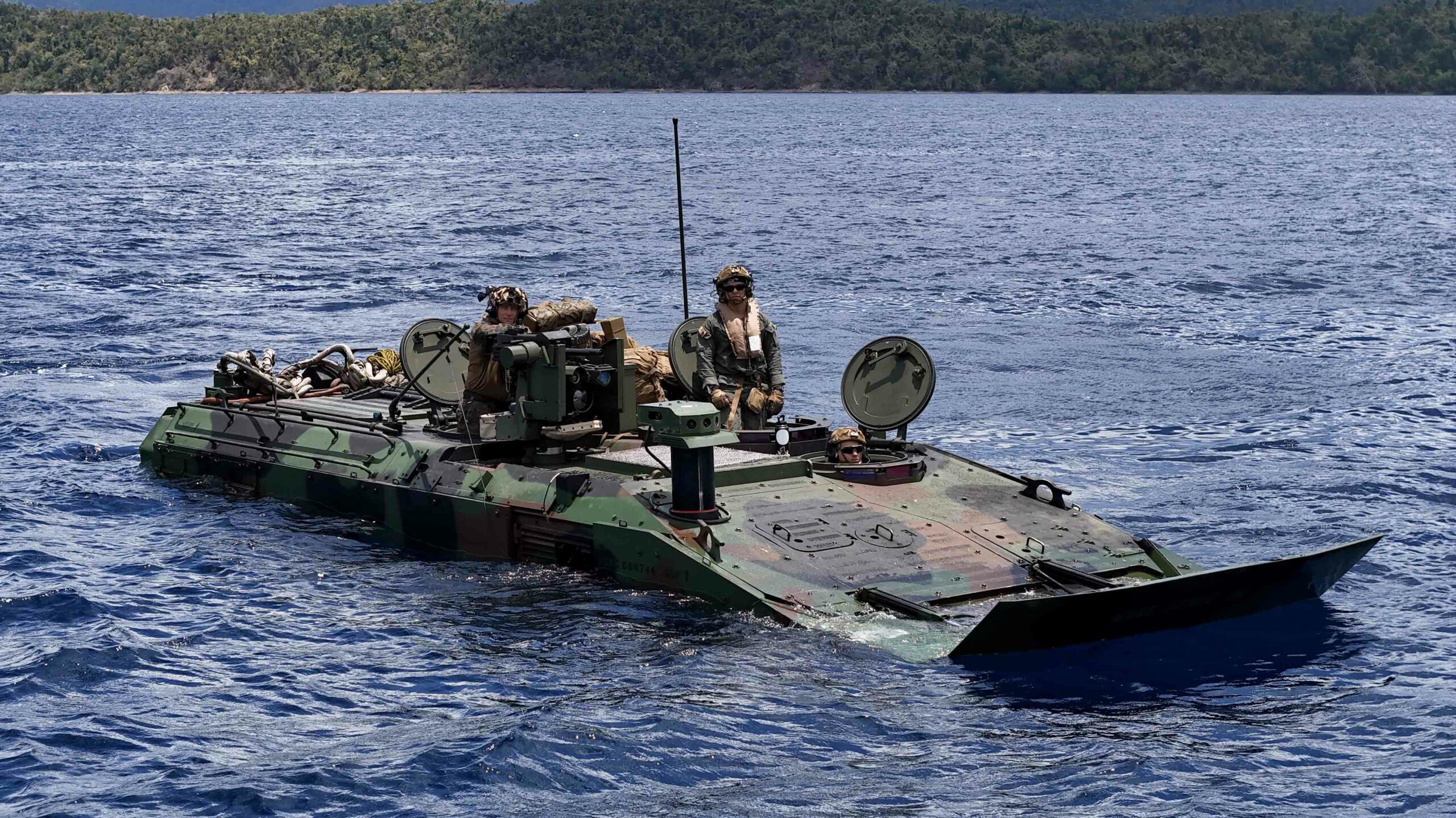 Marine Corps Debuts New Amphibious Combat Vehicle in the Philippines