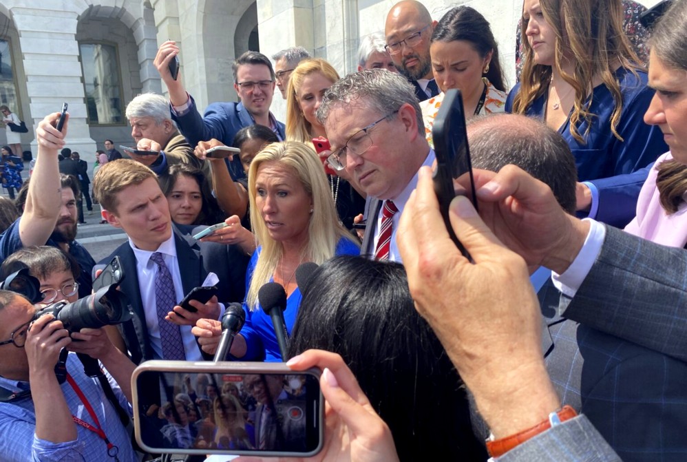 MTG Initiates Effort to Remove Speaker Johnson