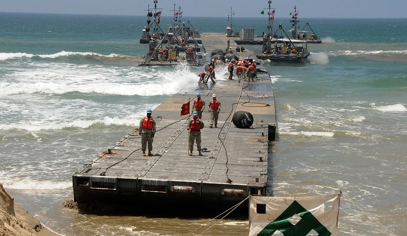 Three US Soldiers Injured in Gaza Pier Mission, One Evacuated to Israel