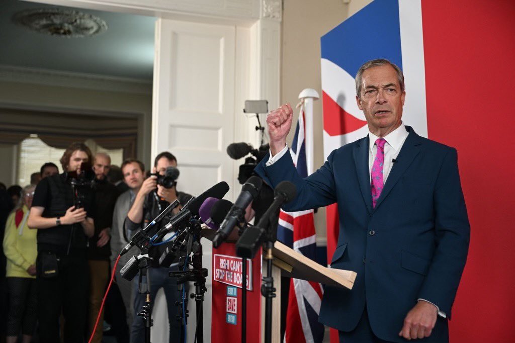 Nigel Farage Announces Candidacy in UK Elections
