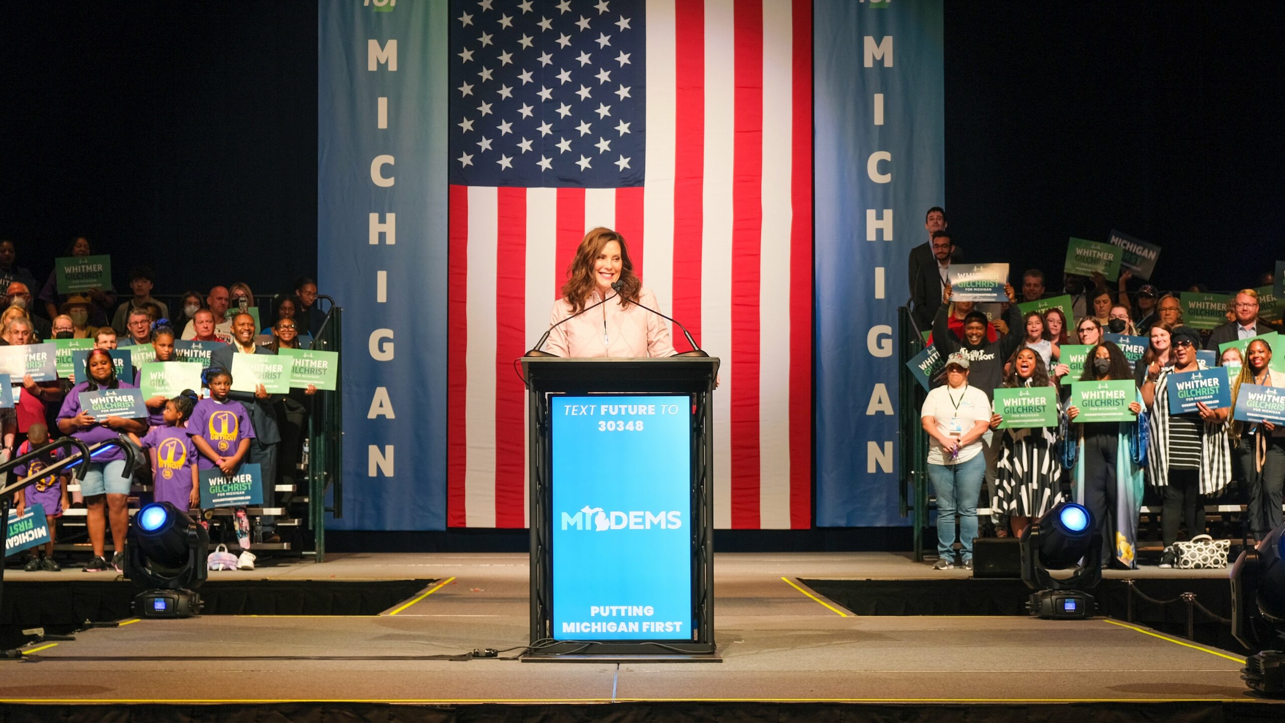 Michigan Governor Whitmer Says “Never Say Never” When Asked If She Would Serve as a Replacement on the Democratic Ticket If Biden Steps Down