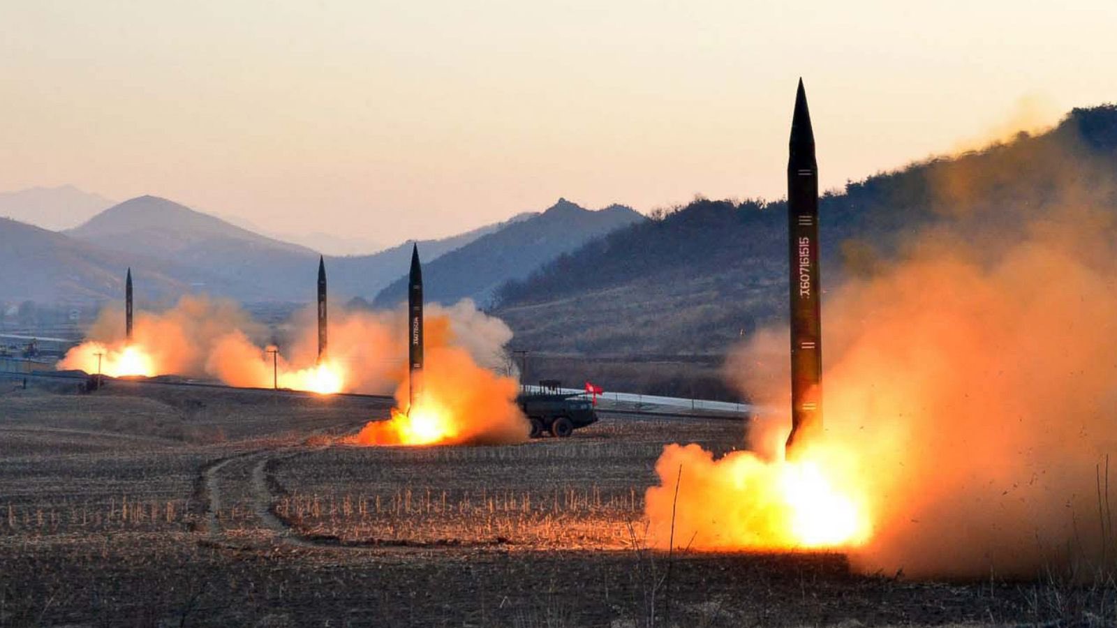 North Korea’s Launches Two Ballistic Missile as US, South Korea, & Japan Conduct Military Exercises