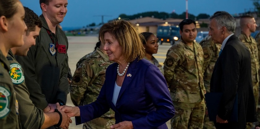 Pelosi Denies Pressuring Biden to Step Down, Says She ‘Loves Him’ After Asked About Reports of Biden Being ‘Furious’ with Her