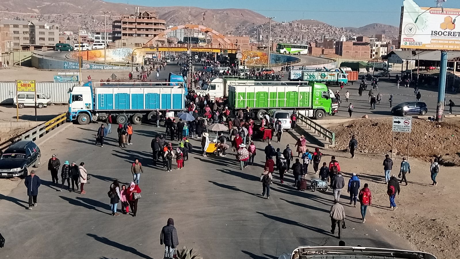 Protests Break Out in Bolivia Over Diesel Shortages