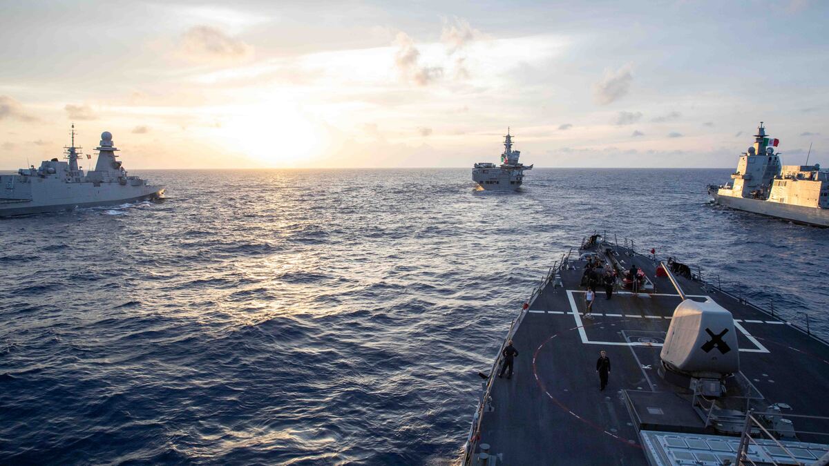 US, Italy, & Australia Hold Joint Exercises in South China Sea