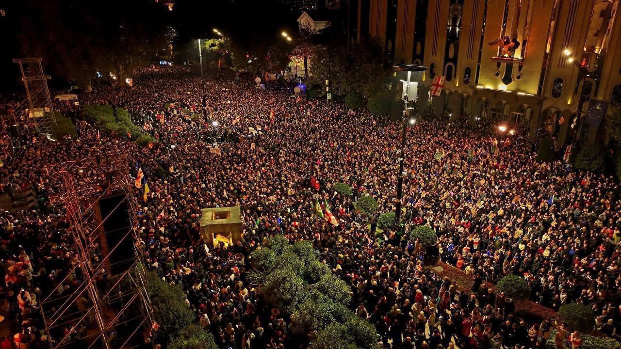 Protesters Take to the Streets Following Contentious Election in Georgia, President Claims Russia Influenced Election
