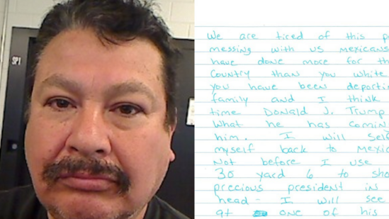 Federal Prosecutors Say Illegal Immigrant Initially Arrested for Threatening to Kill Trump in Letter Was Framed