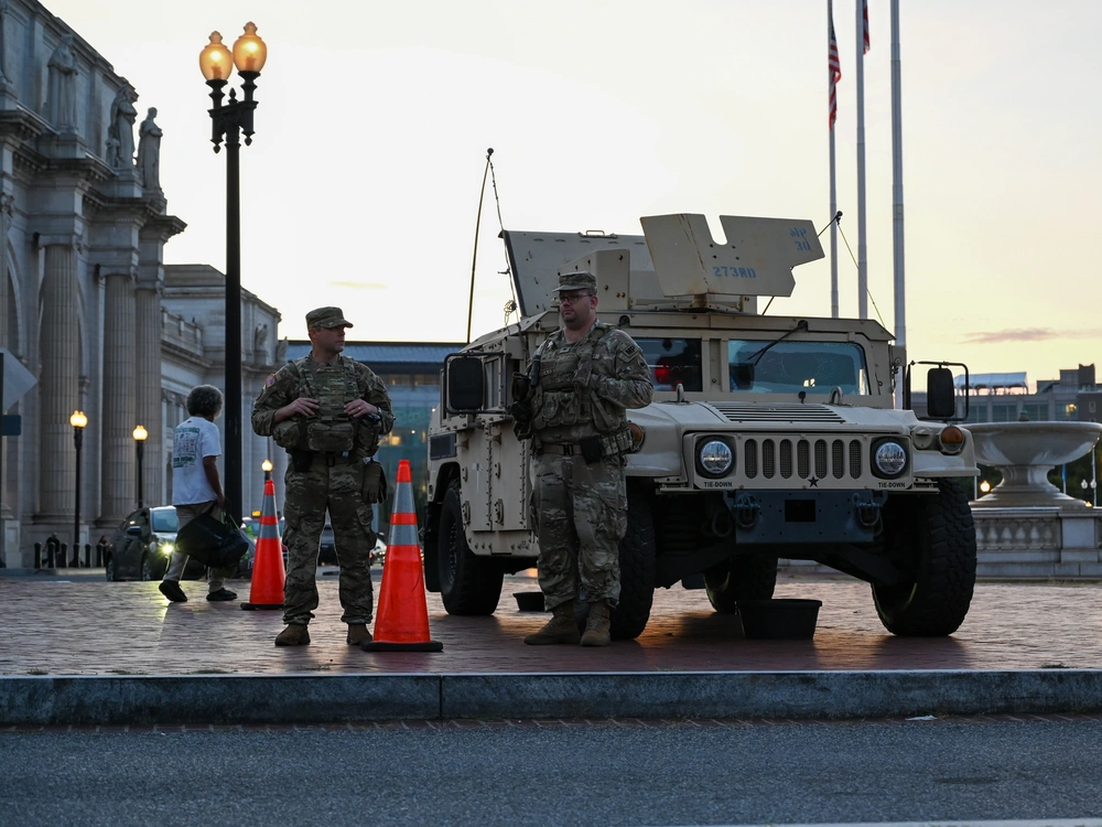 Pentagon Confirms Some National Guard Deployed in DC Are Now Armed