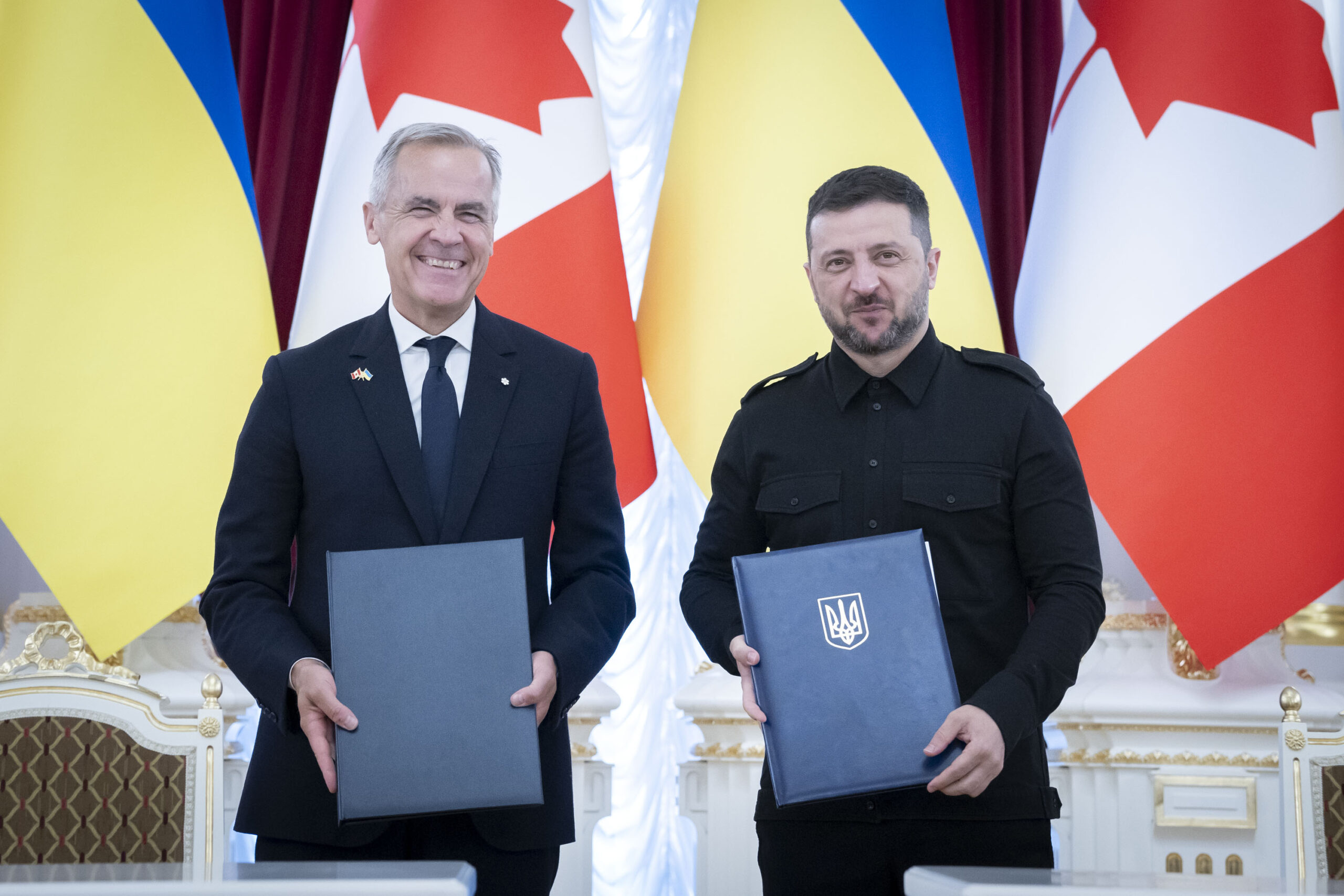 Canadian Prime Minister Meets with Zelensky, Leaves Door Open to Deploying Canadian Troops if Ceasefire is Reached with Russia