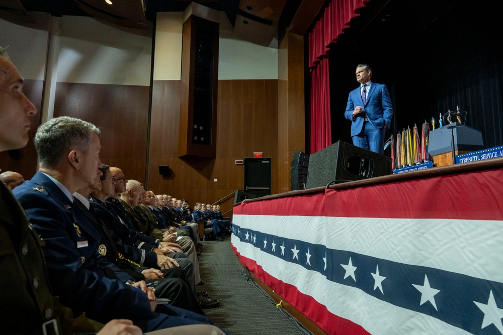 Top US Military Official Announces Resignation for “Personal & Family Reasons,” Comes Hours After Hegseth Called on Generals Resisting Pentagon Reforms to Step Down