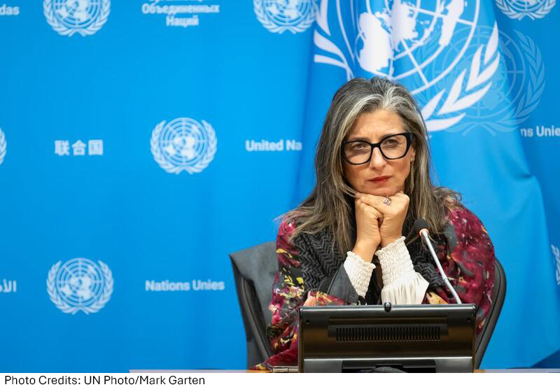 US Removes Sanctions on UN Official Who Accused Israel and US Companies of Profiting From the War in Gaza