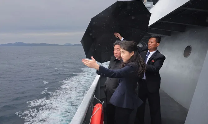 Kim Jong Un Calls for Military to Develop a 10,000-Ton Destroyer & Secret Underwater Weapons