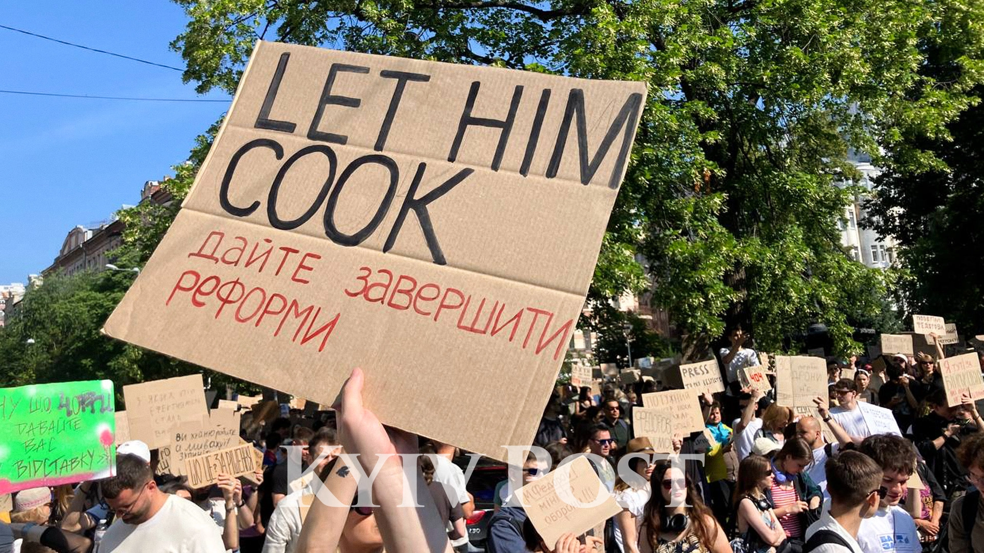 Protests Break Out Across Ukraine After Zelensky Fires Popular Defense Minister