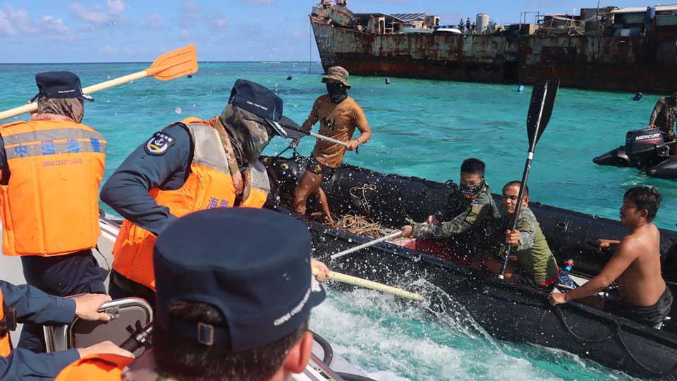 China & Philippines Trade Blame After Filipino Sailor Injured in South China Sea Clash