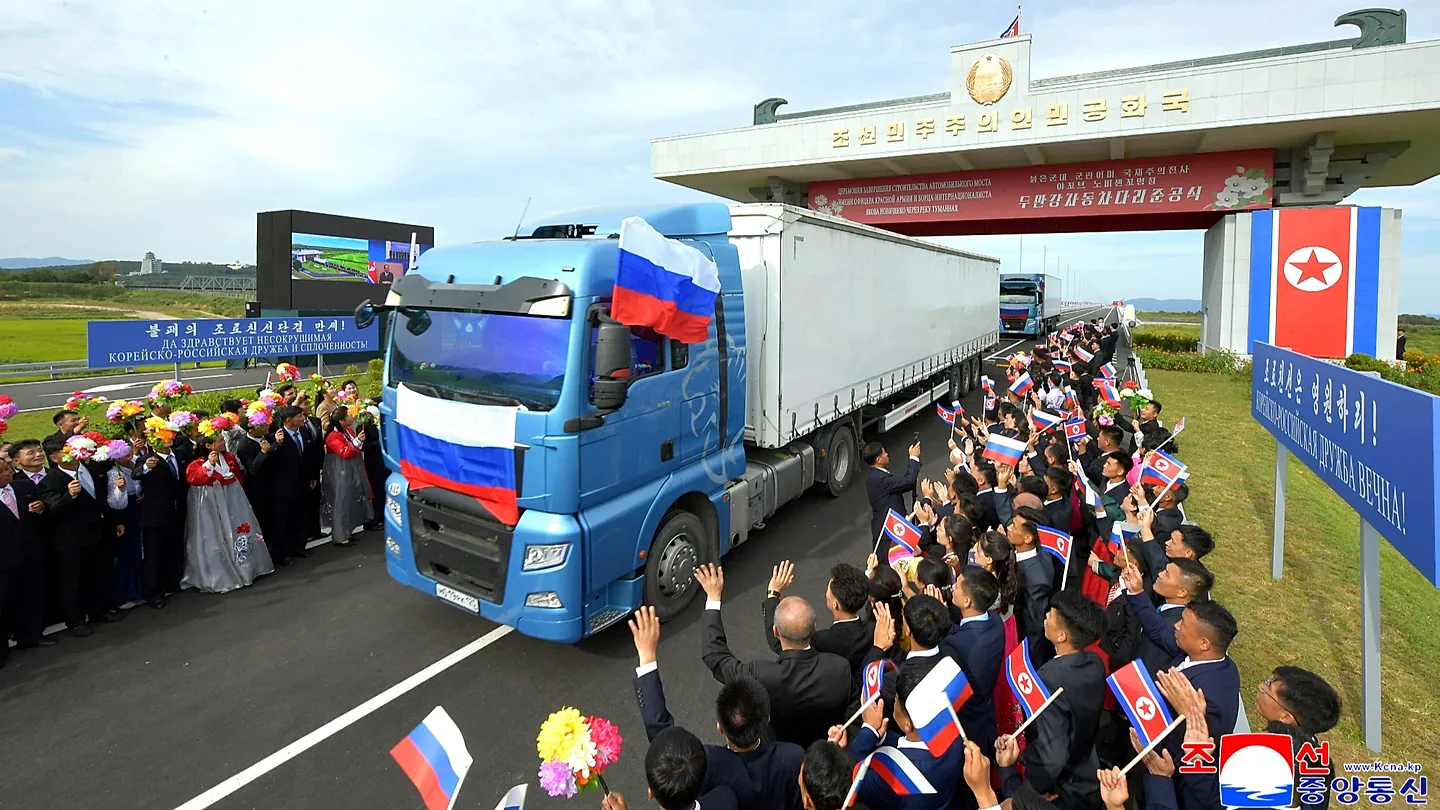 Russia & North Korea Open First Road Bridge Between the Two Countries
